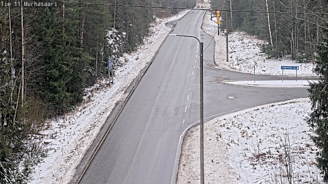 Weather Camera Image Road 11 Nokia, Murhasaari, Nokia, Pirkanmaa