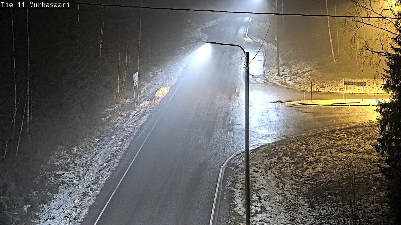 Weather Camera Image Väg 11 Nokia, Murhasaari, Nokia, Pirkanmaa