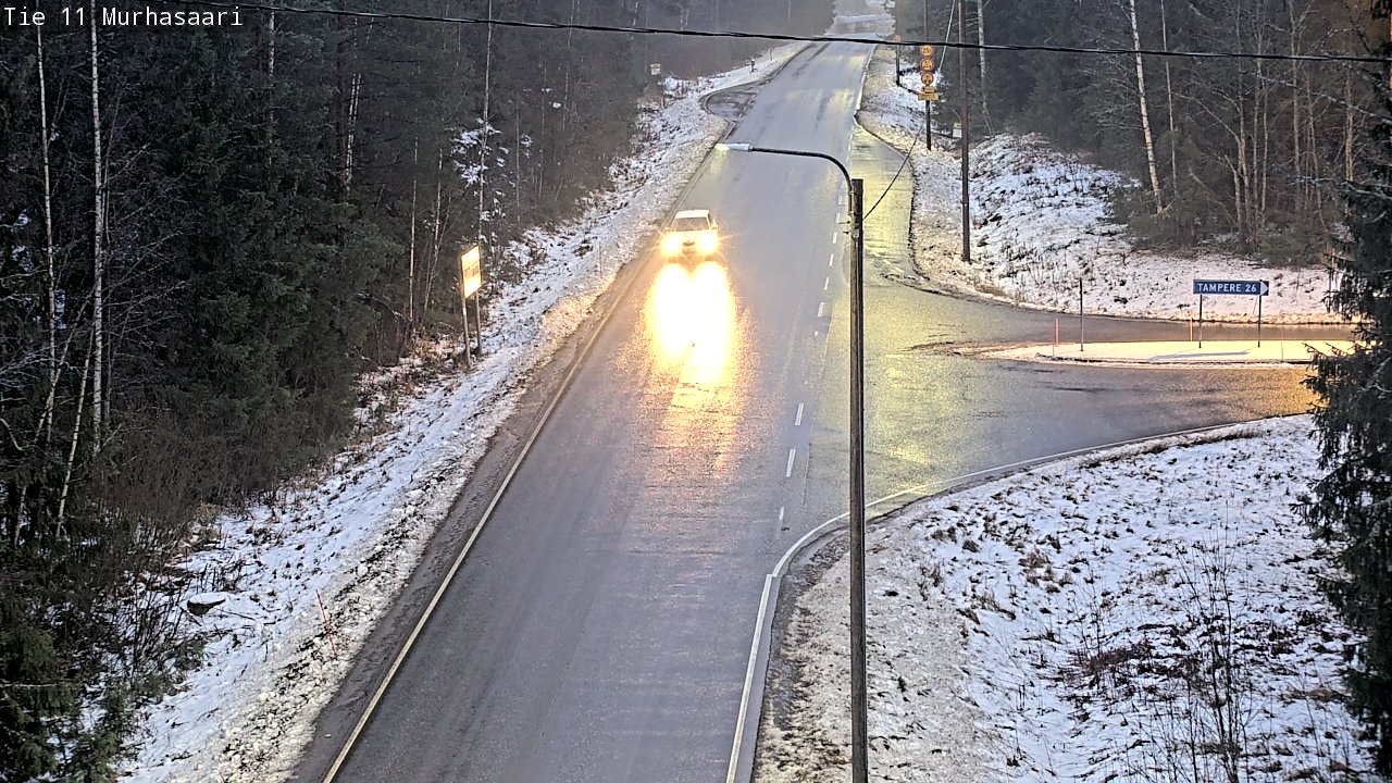 Weather Camera Image Väg 11 Nokia, Murhasaari, Nokia, Pirkanmaa