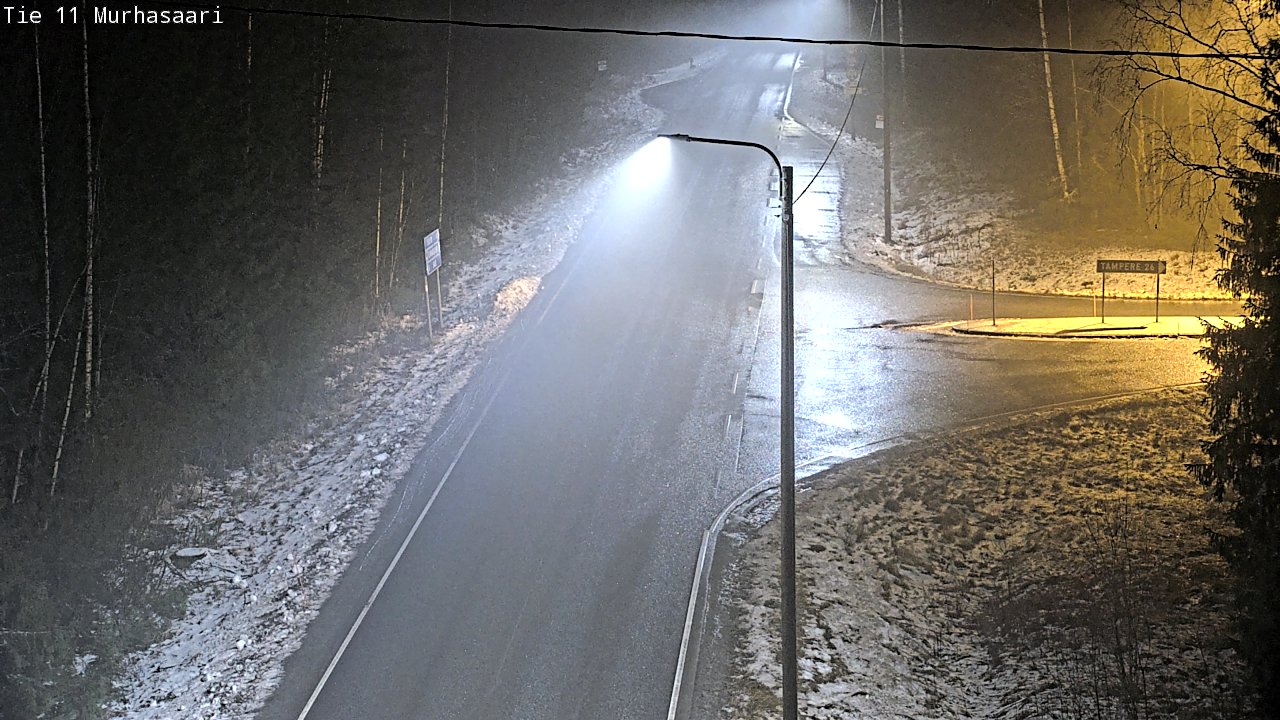 Weather Camera Image Väg 11 Nokia, Murhasaari, Nokia, Pirkanmaa