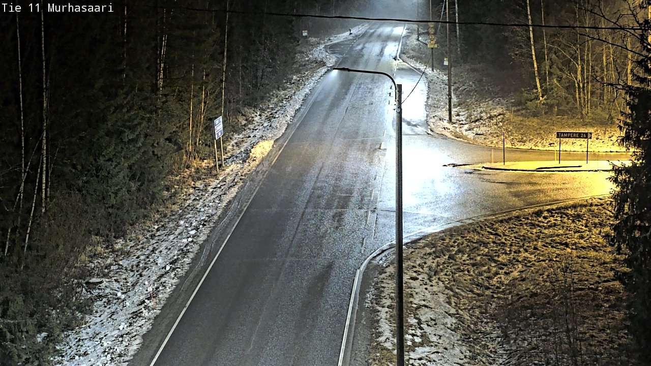 Weather Camera Image Väg 11 Nokia, Murhasaari, Nokia, Pirkanmaa
