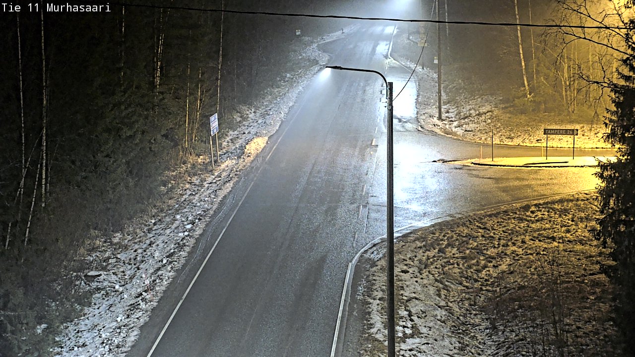 Weather Camera Image Väg 11 Nokia, Murhasaari, Nokia, Pirkanmaa