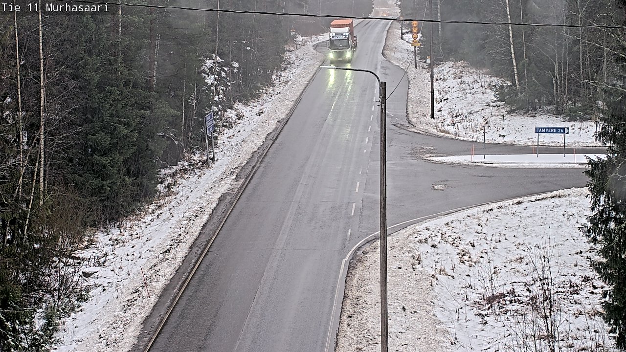 Weather Camera Image Road 11 Nokia, Murhasaari, Nokia, Pirkanmaa