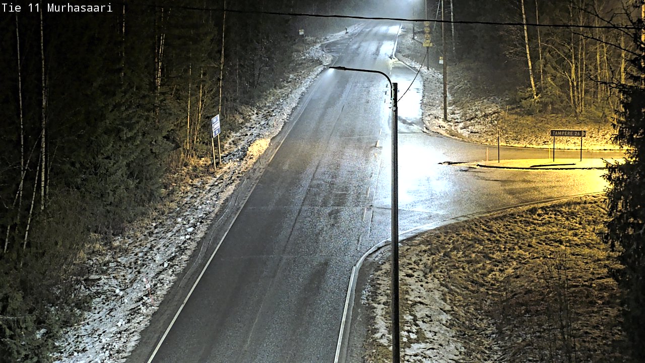 Weather Camera Image Väg 11 Nokia, Murhasaari, Nokia, Pirkanmaa