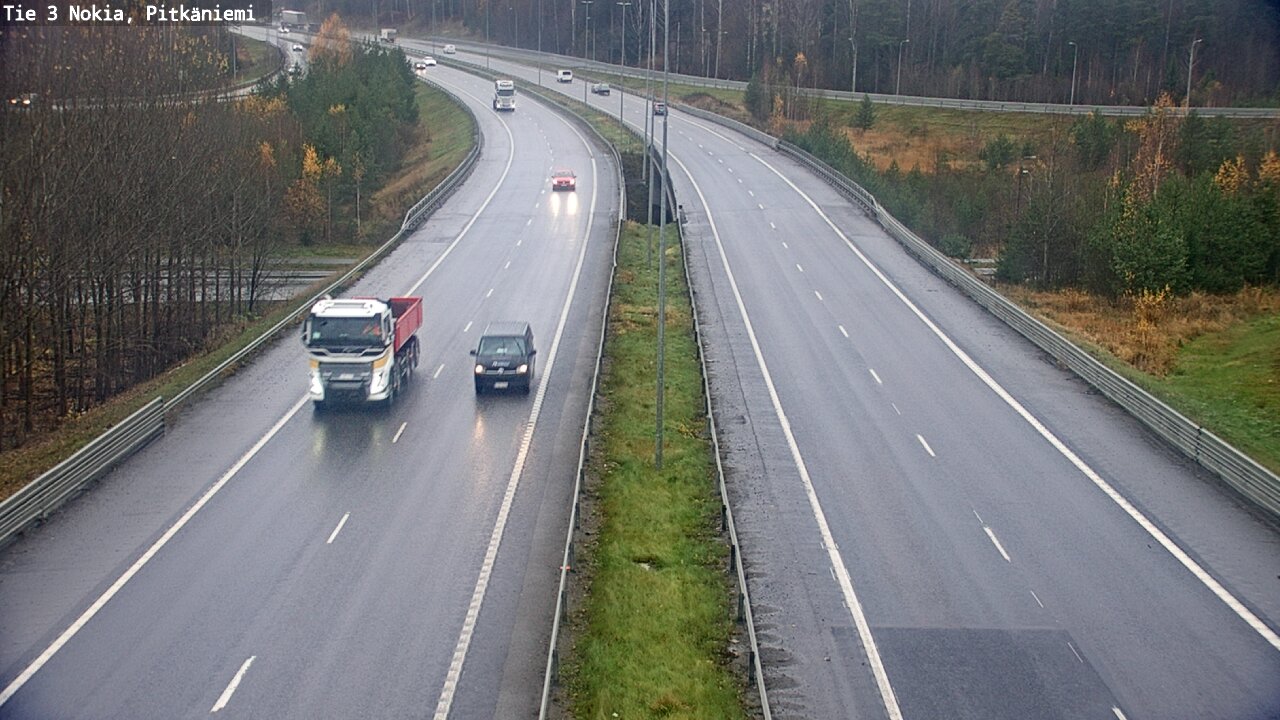 Weather Camera Image Väg 3 Nokia, Pitkäniemi, Nokia, Pirkanmaa