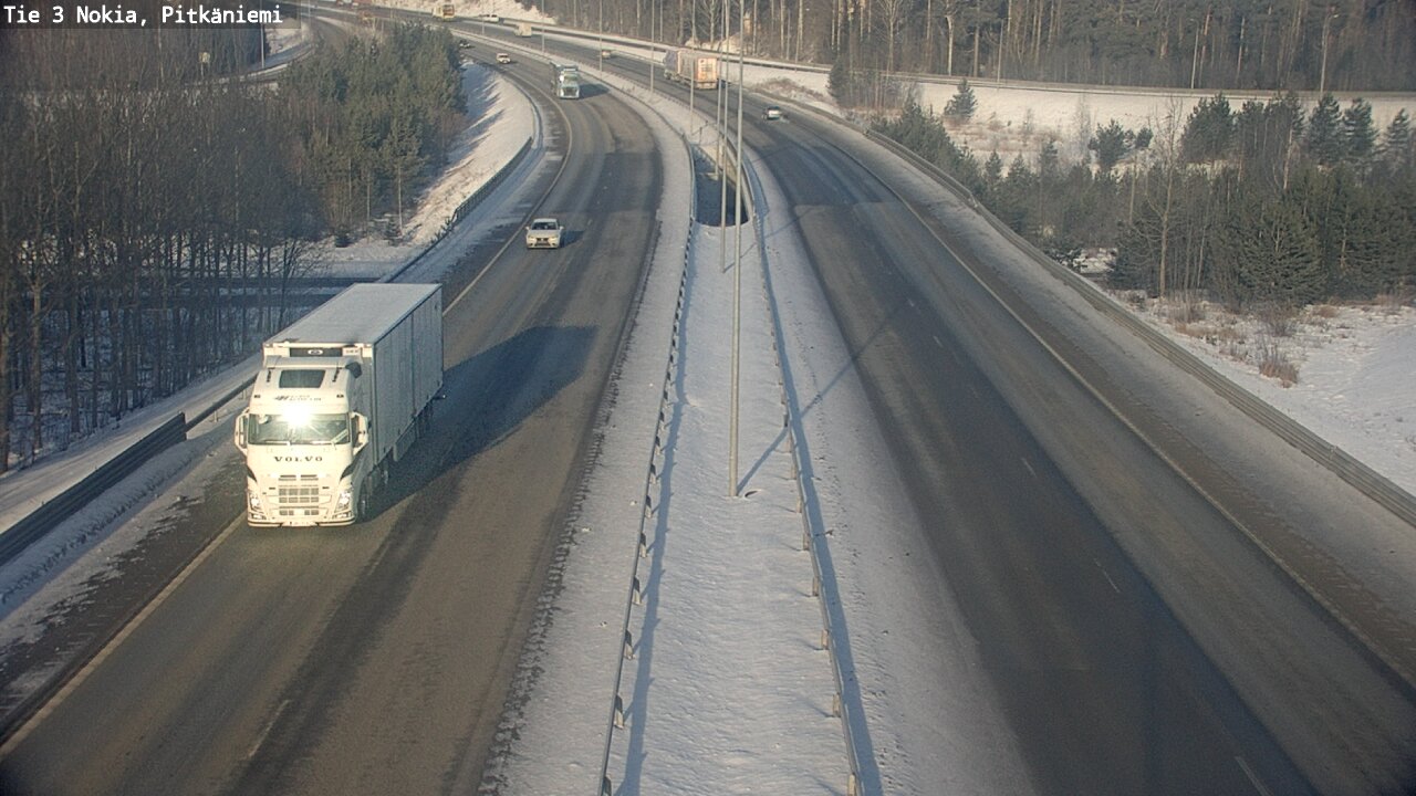 Weather Camera Image Väg 3 Nokia, Pitkäniemi, Nokia, Pirkanmaa