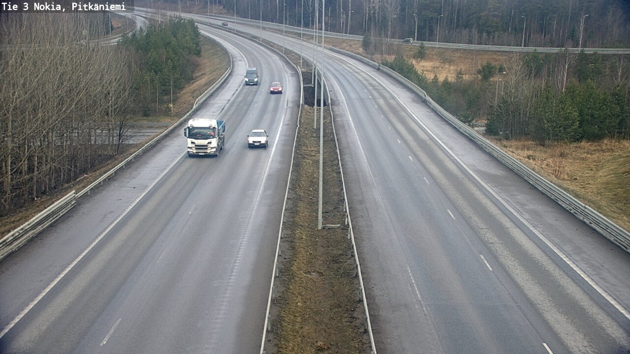 Weather Camera Image Väg 3 Nokia, Pitkäniemi, Nokia, Pirkanmaa
