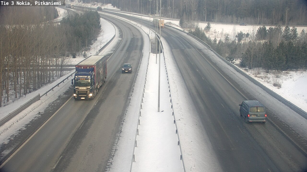 Weather Camera Image Väg 3 Nokia, Pitkäniemi, Nokia, Pirkanmaa