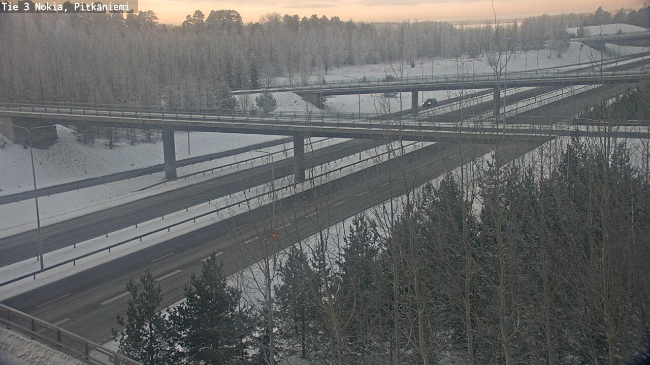 Weather Camera Image Road 3 Nokia, Pitkäniemi, Nokia, Pirkanmaa