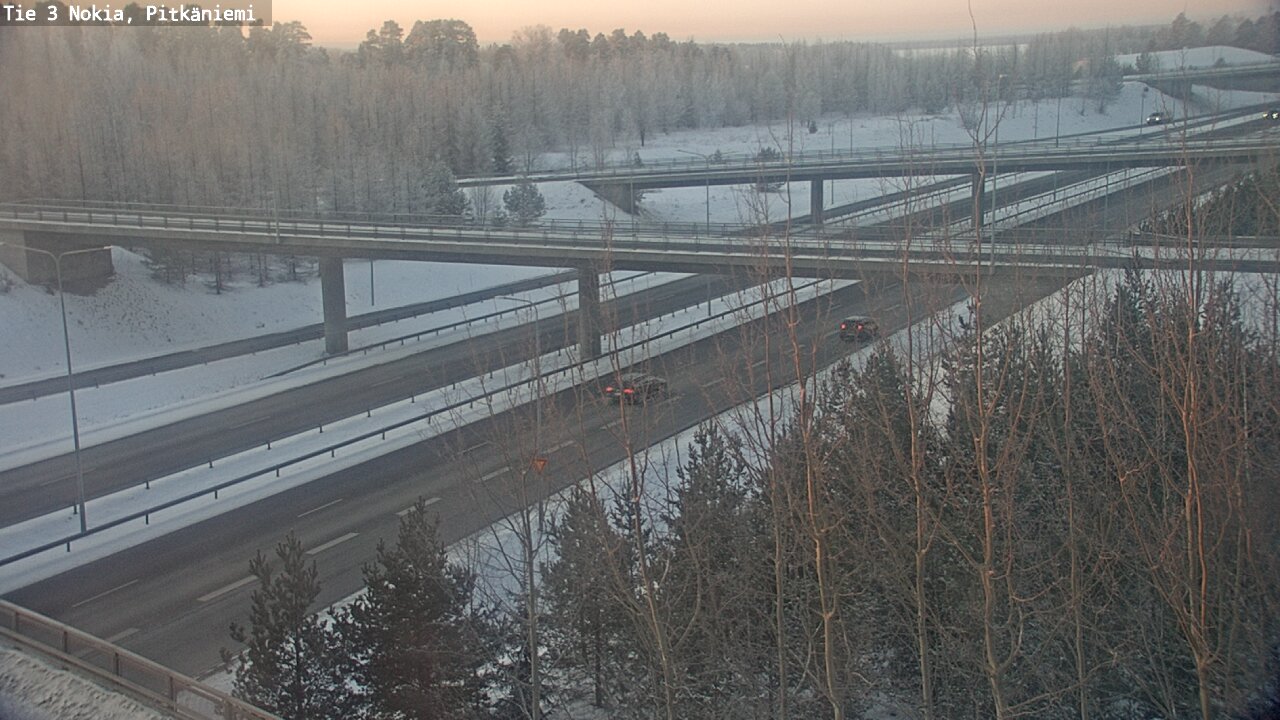 Weather Camera Image Road 3 Nokia, Pitkäniemi, Nokia, Pirkanmaa
