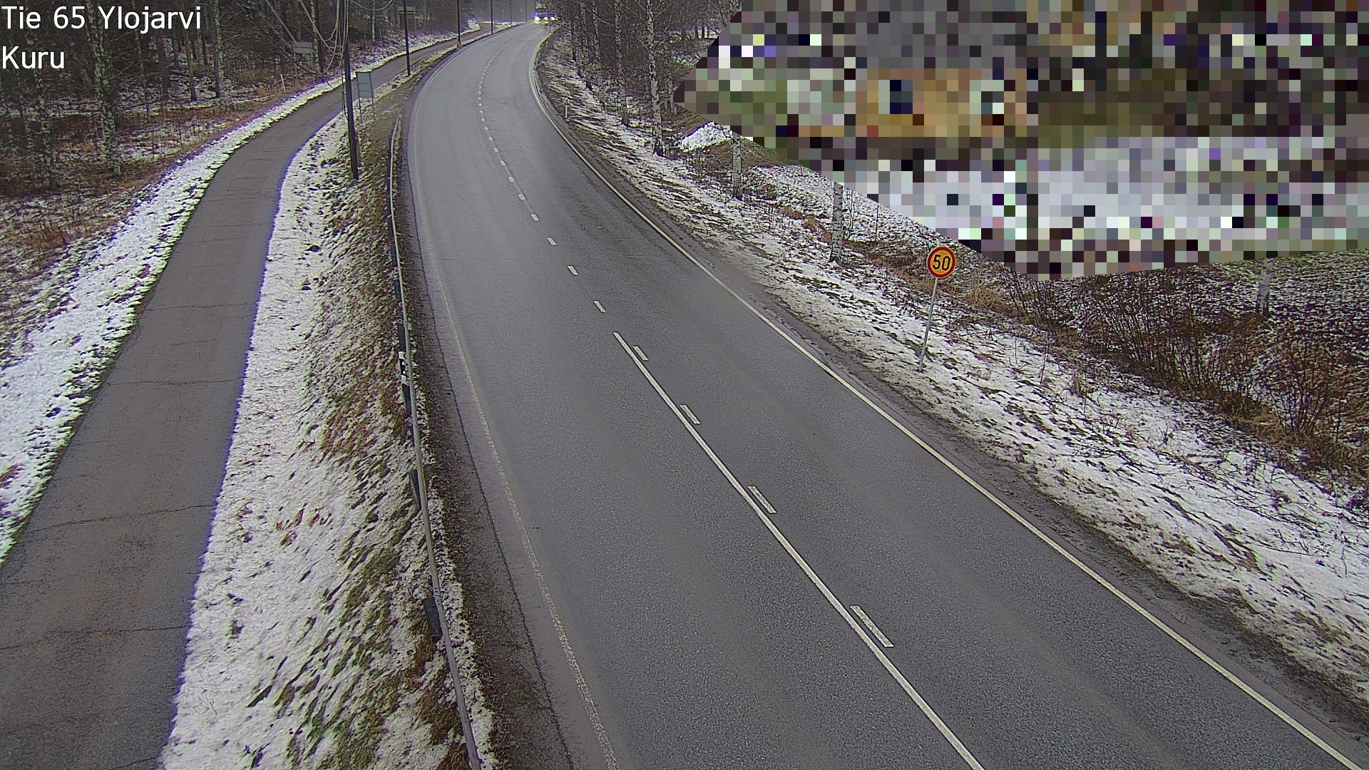 Weather Camera Image Road 65 Ylöjärvi, Kuru, Ylöjärvi, Pirkanmaa