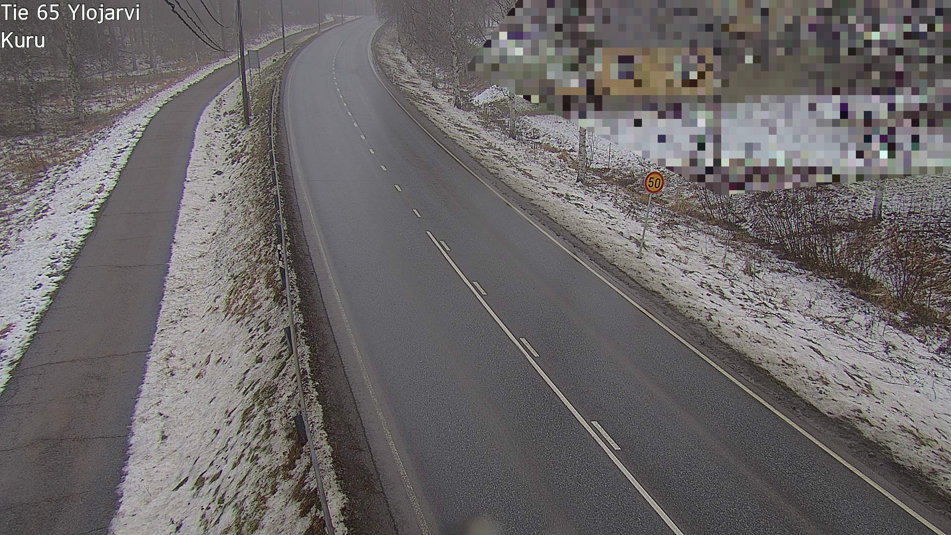 Weather Camera Image Road 65 Ylöjärvi, Kuru, Ylöjärvi, Pirkanmaa