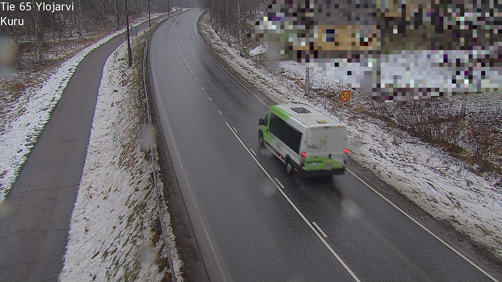 Weather Camera Image Road 65 Ylöjärvi, Kuru, Ylöjärvi, Pirkanmaa