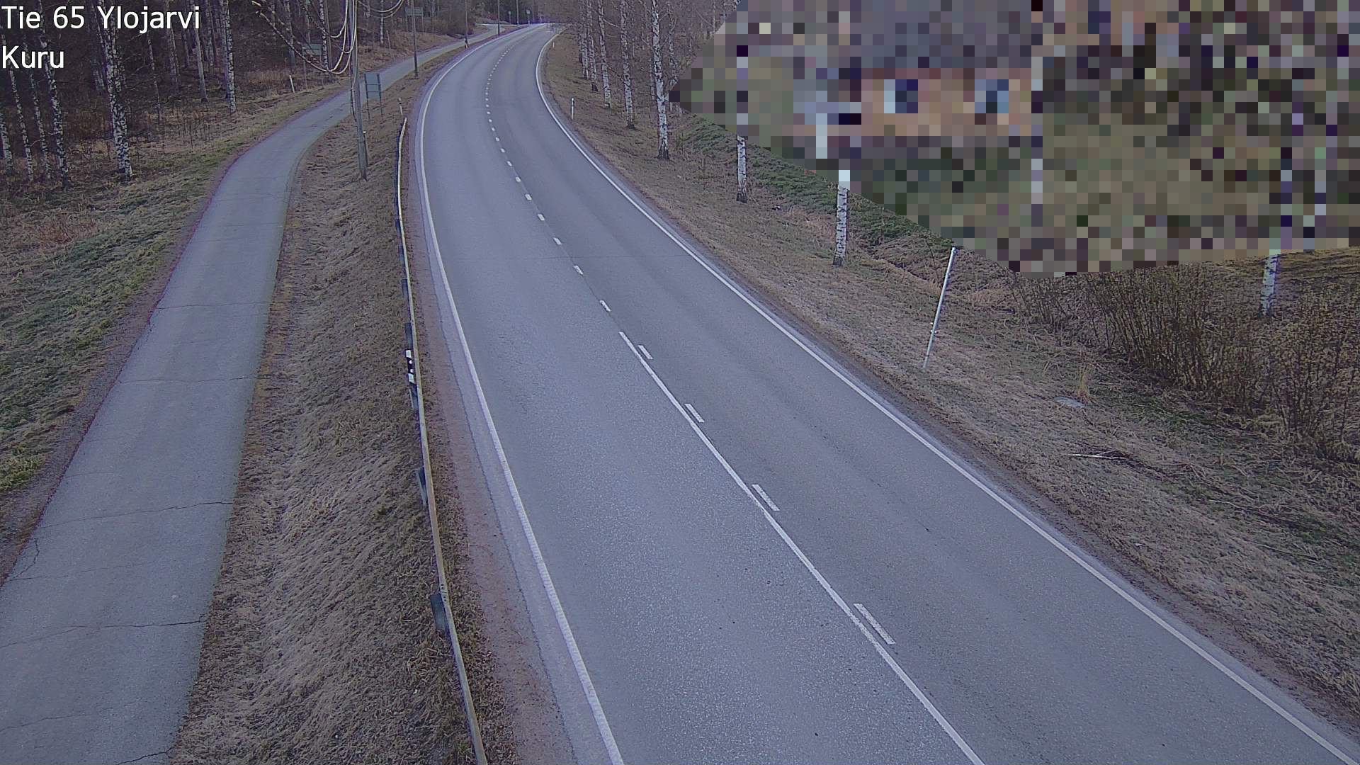 Weather Camera Image Road 65 Ylöjärvi, Kuru, Ylöjärvi, Pirkanmaa