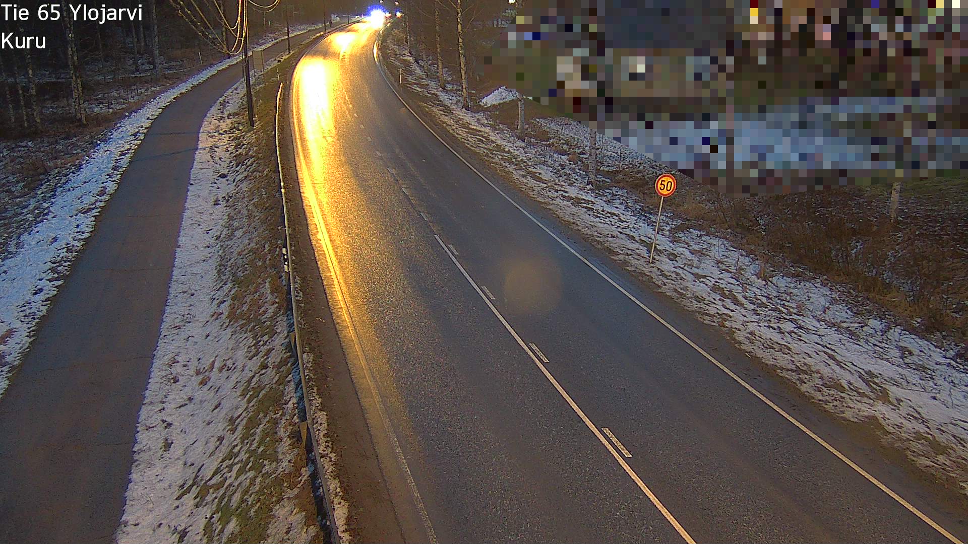 Weather Camera Image Väg 65 Ylöjärvi, Kuru, Ylöjärvi, Pirkanmaa