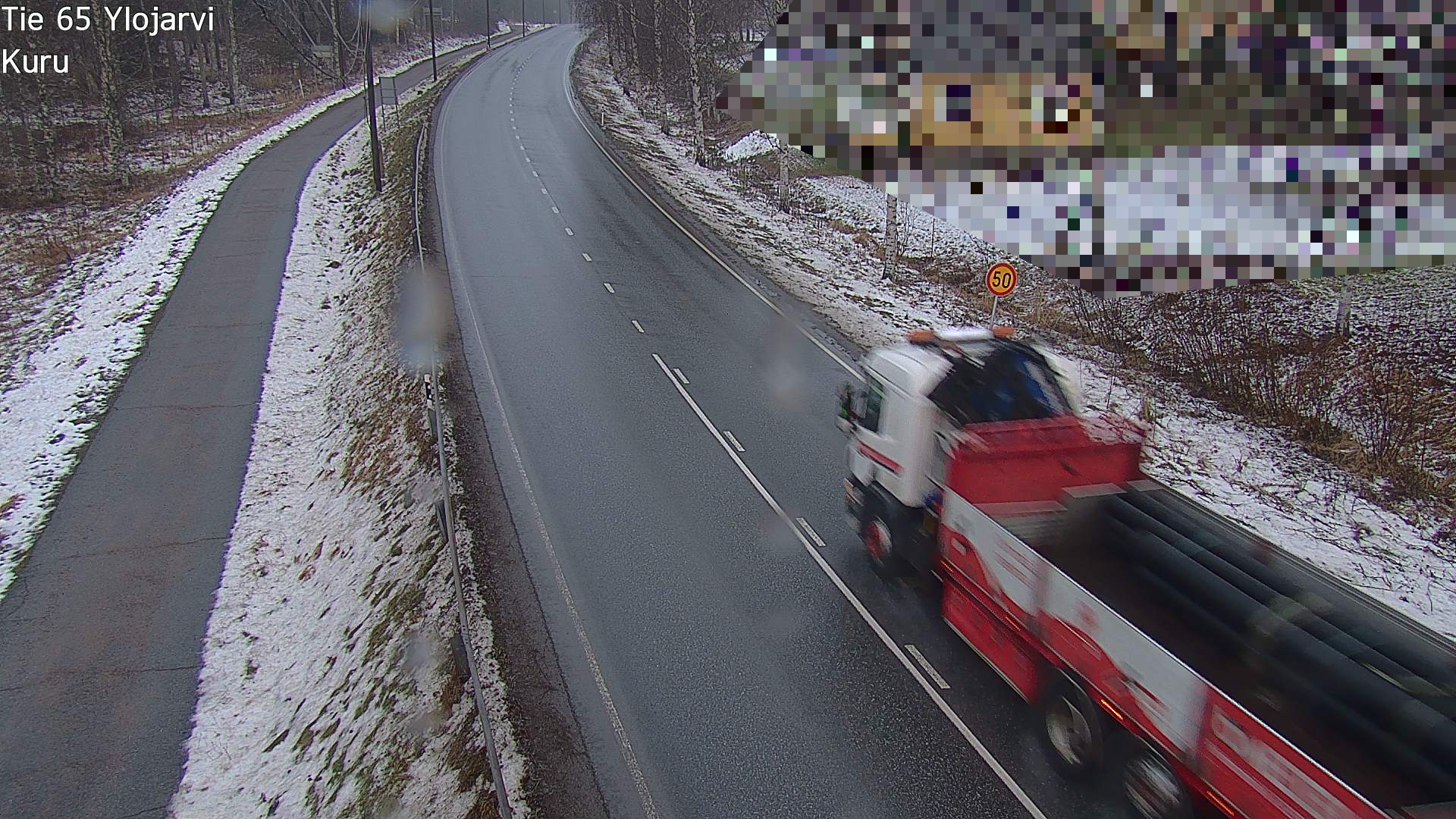 Weather Camera Image Road 65 Ylöjärvi, Kuru, Ylöjärvi, Pirkanmaa