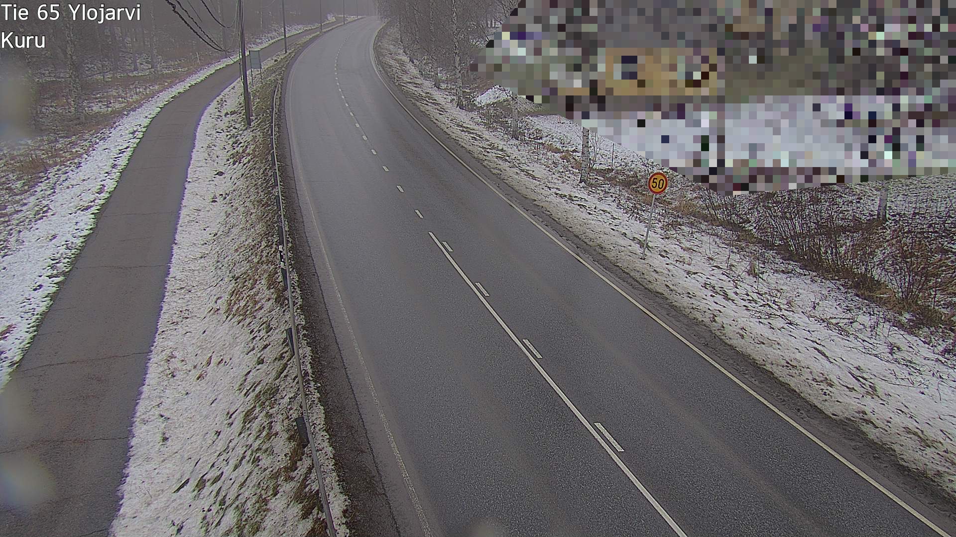 Weather Camera Image Road 65 Ylöjärvi, Kuru, Ylöjärvi, Pirkanmaa