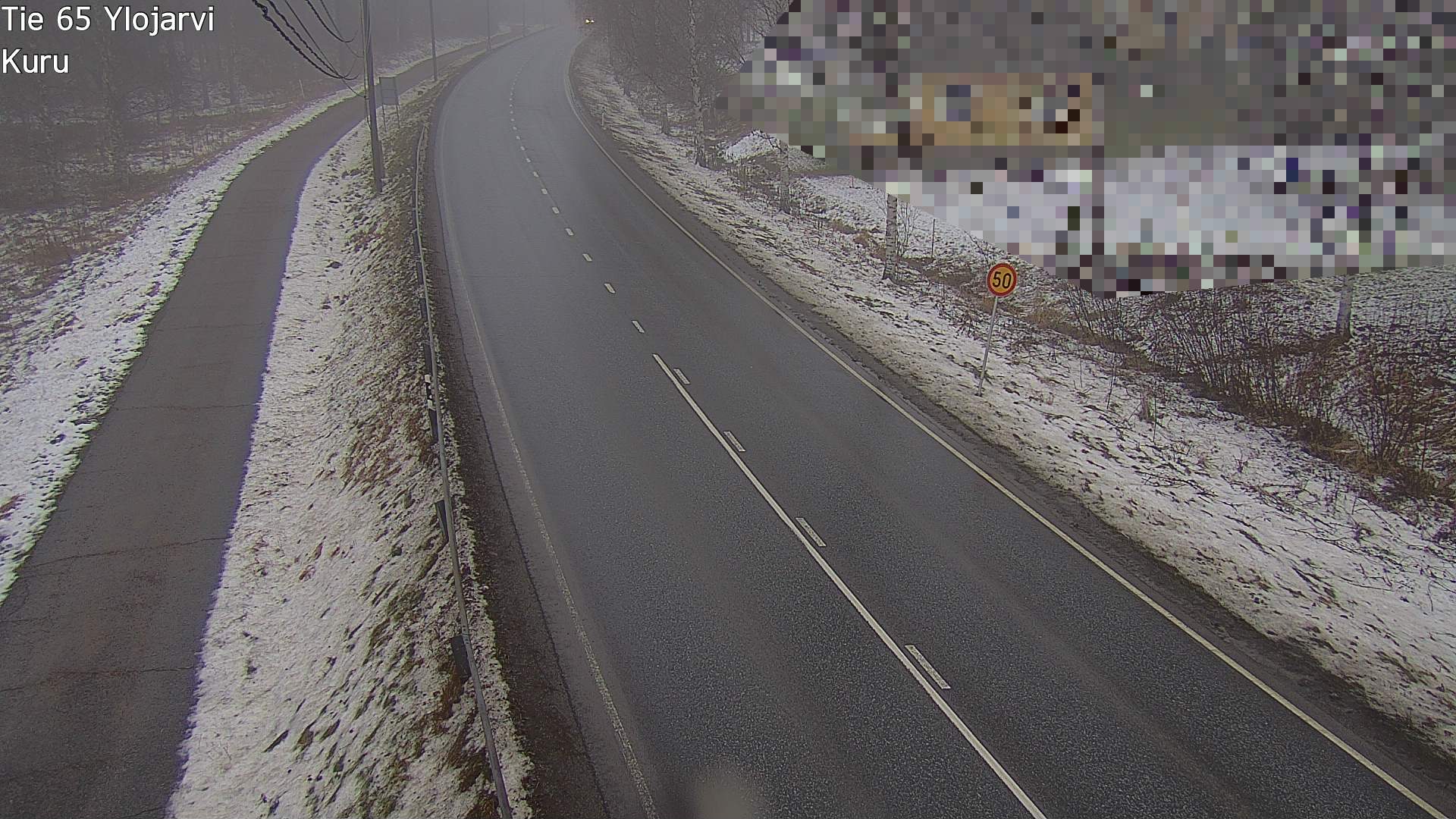Weather Camera Image Road 65 Ylöjärvi, Kuru, Ylöjärvi, Pirkanmaa