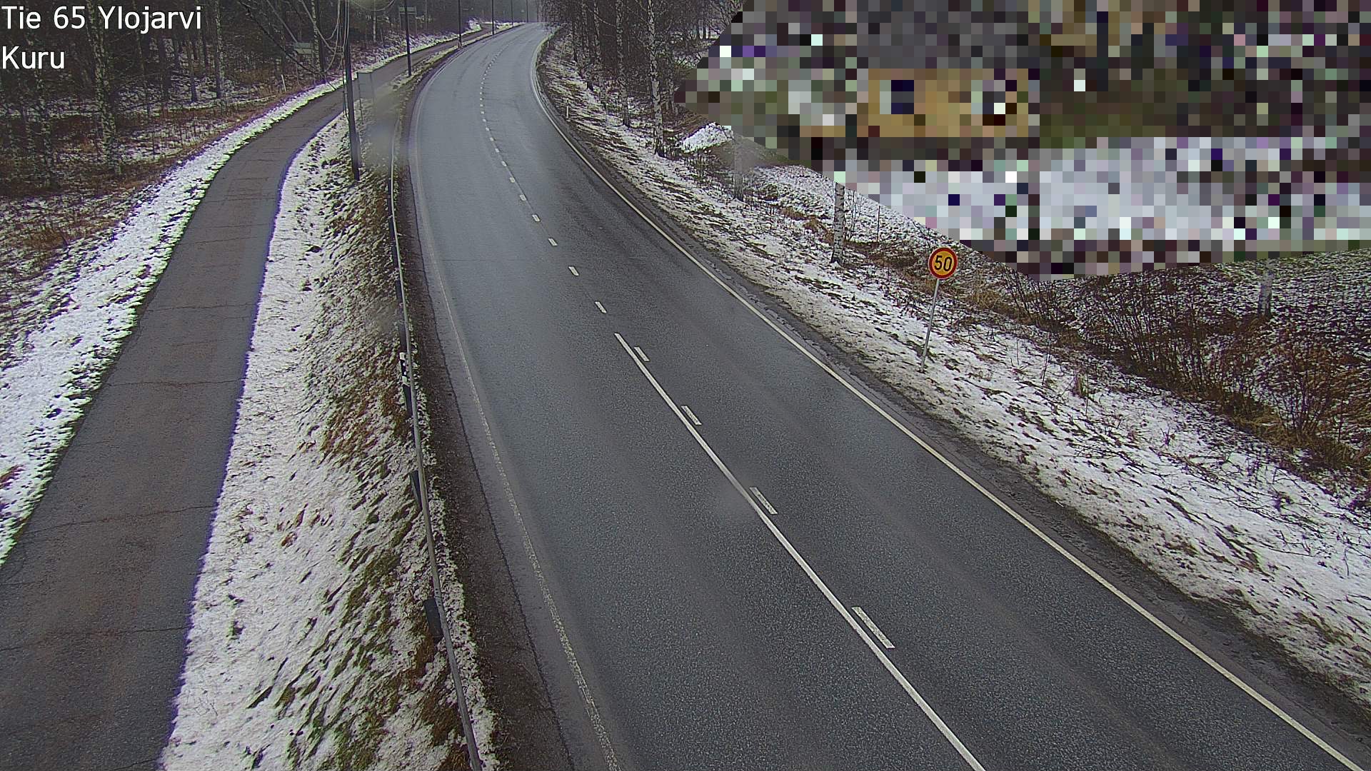 Weather Camera Image Road 65 Ylöjärvi, Kuru, Ylöjärvi, Pirkanmaa