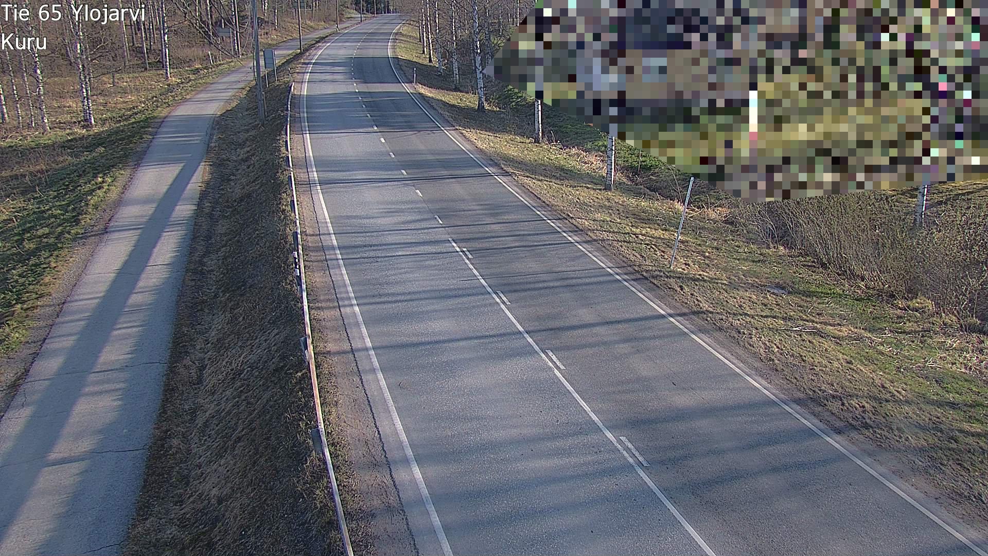 Weather Camera Image Road 65 Ylöjärvi, Kuru, Ylöjärvi, Pirkanmaa