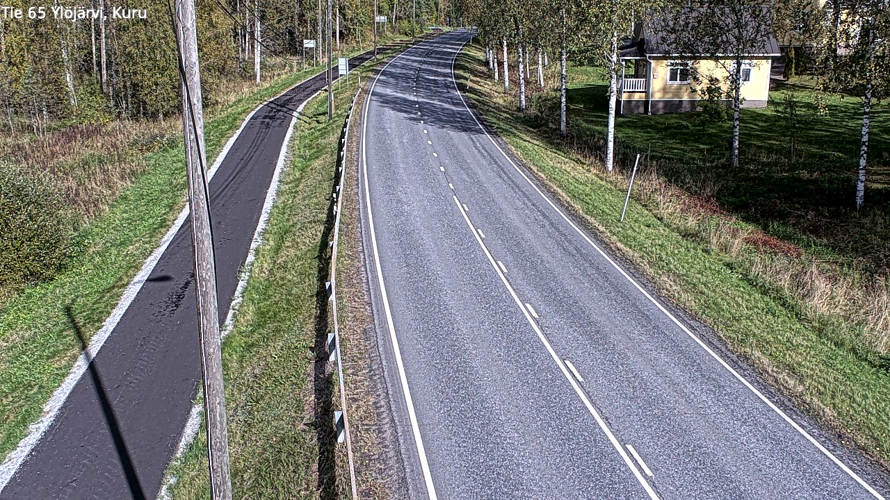 Weather Camera Image Road 65 Ylöjärvi, Kuru, Ylöjärvi, Pirkanmaa