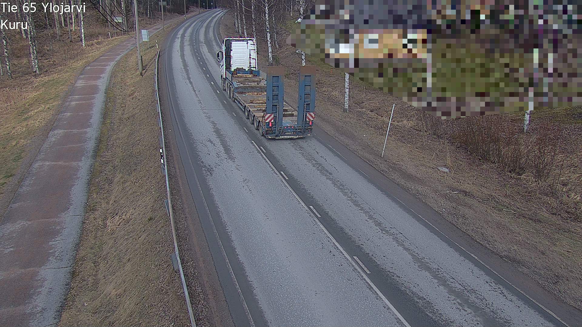 Weather Camera Image Road 65 Ylöjärvi, Kuru, Ylöjärvi, Pirkanmaa