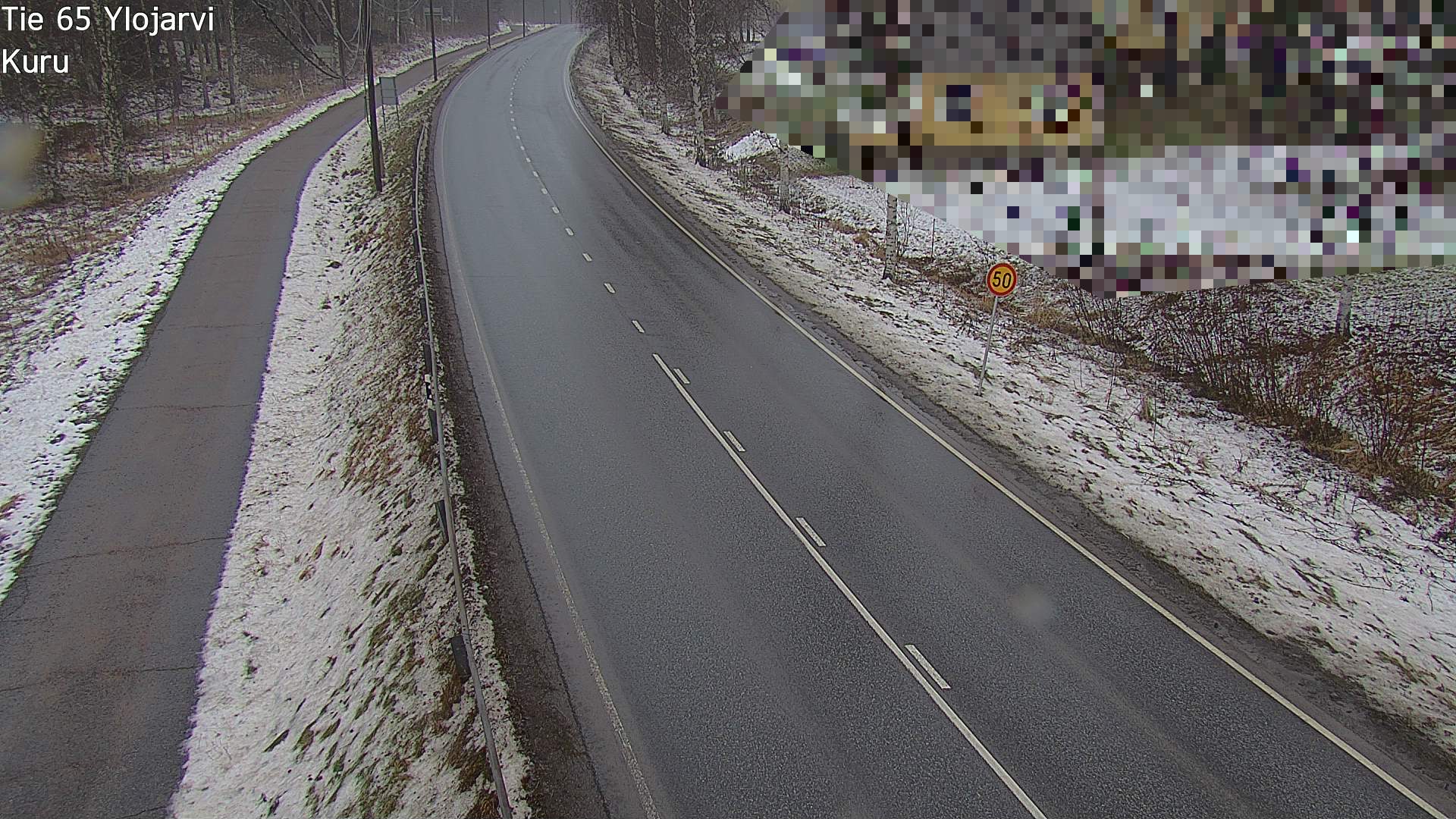 Weather Camera Image Road 65 Ylöjärvi, Kuru, Ylöjärvi, Pirkanmaa