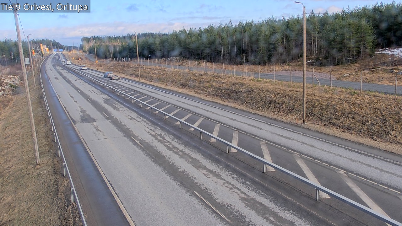 Weather Camera Image Väg 9 Orivesi, Oritupa, Orivesi, Pirkanmaa
