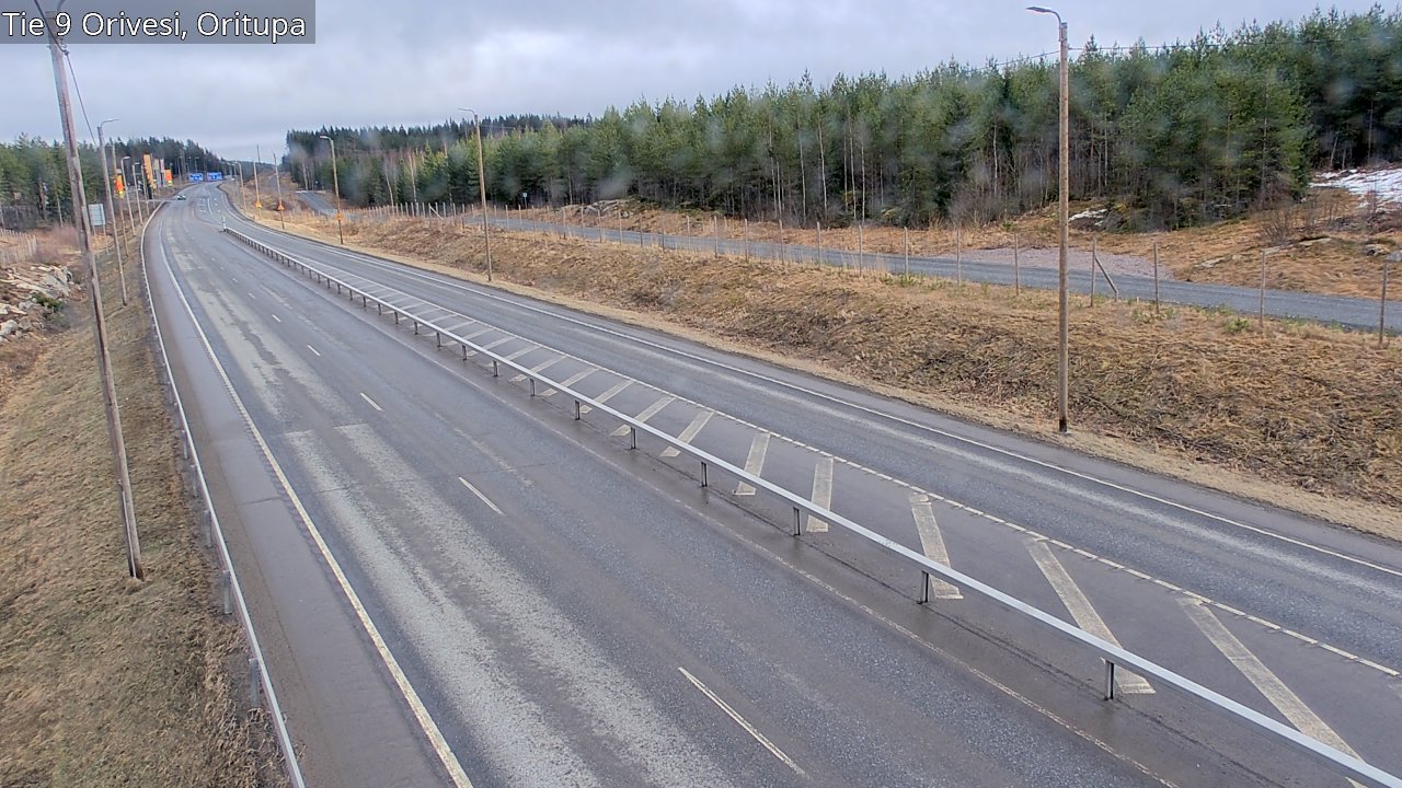 Weather Camera Image Väg 9 Orivesi, Oritupa, Orivesi, Pirkanmaa