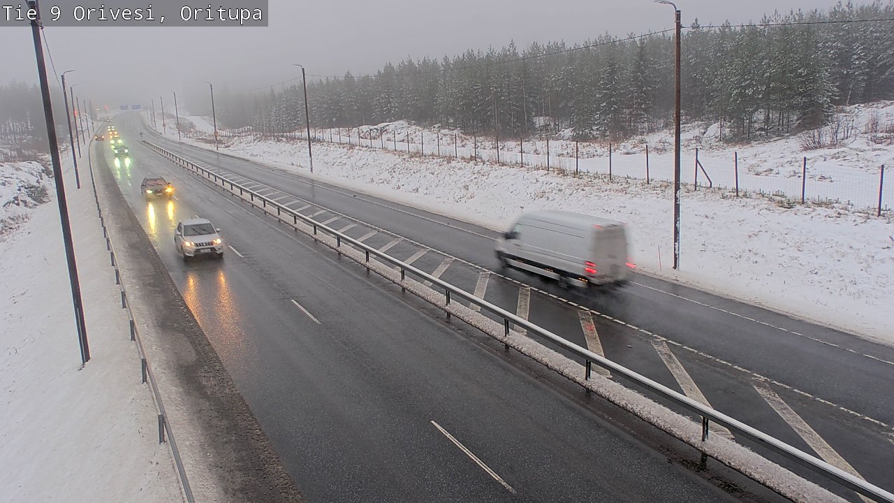 Weather Camera Image Väg 9 Orivesi, Oritupa, Orivesi, Pirkanmaa