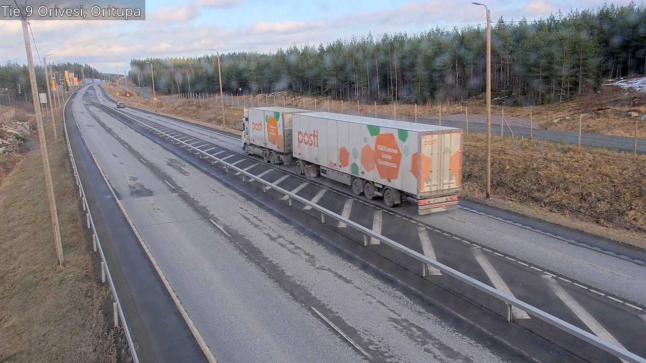 Weather Camera Image Väg 9 Orivesi, Oritupa, Orivesi, Pirkanmaa