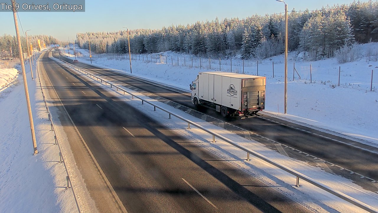 Weather Camera Image Road 9 Orivesi, Oritupa, Orivesi, Pirkanmaa