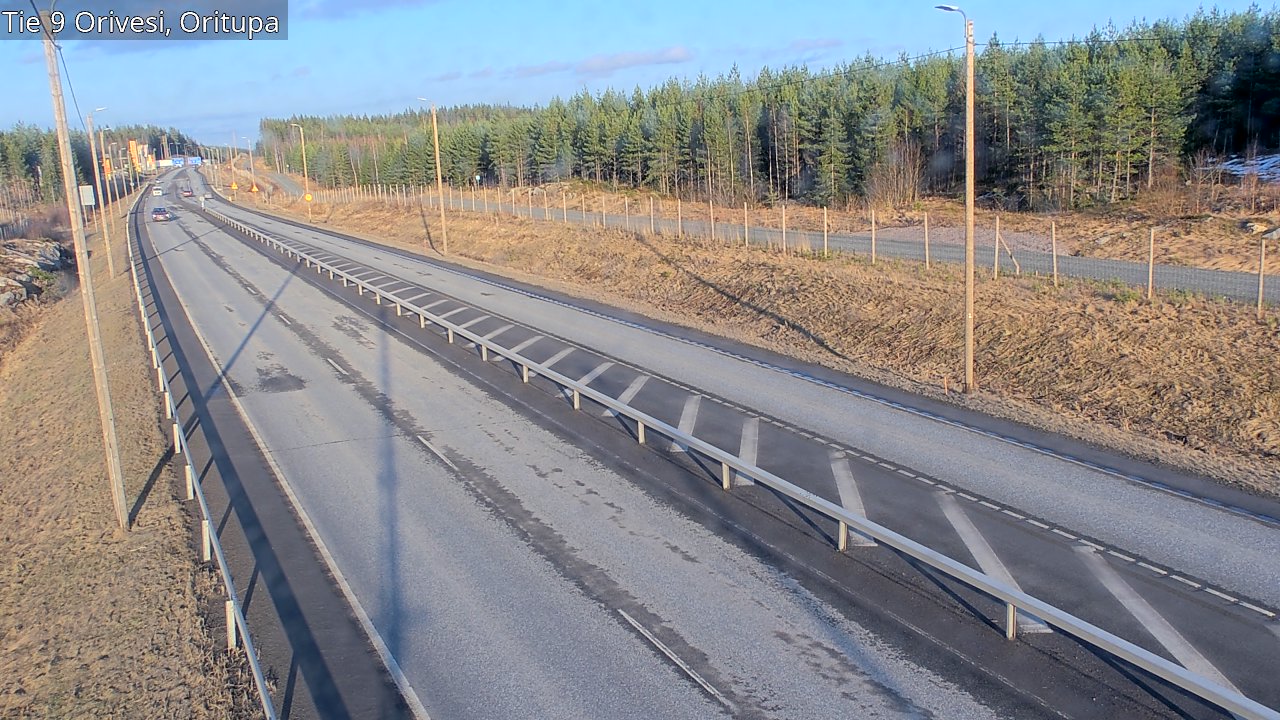 Weather Camera Image Road 9 Orivesi, Oritupa, Orivesi, Pirkanmaa