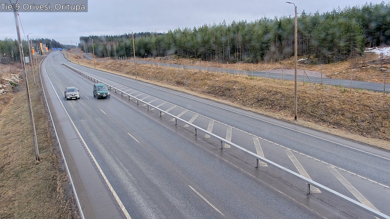 Weather Camera Image Väg 9 Orivesi, Oritupa, Orivesi, Pirkanmaa