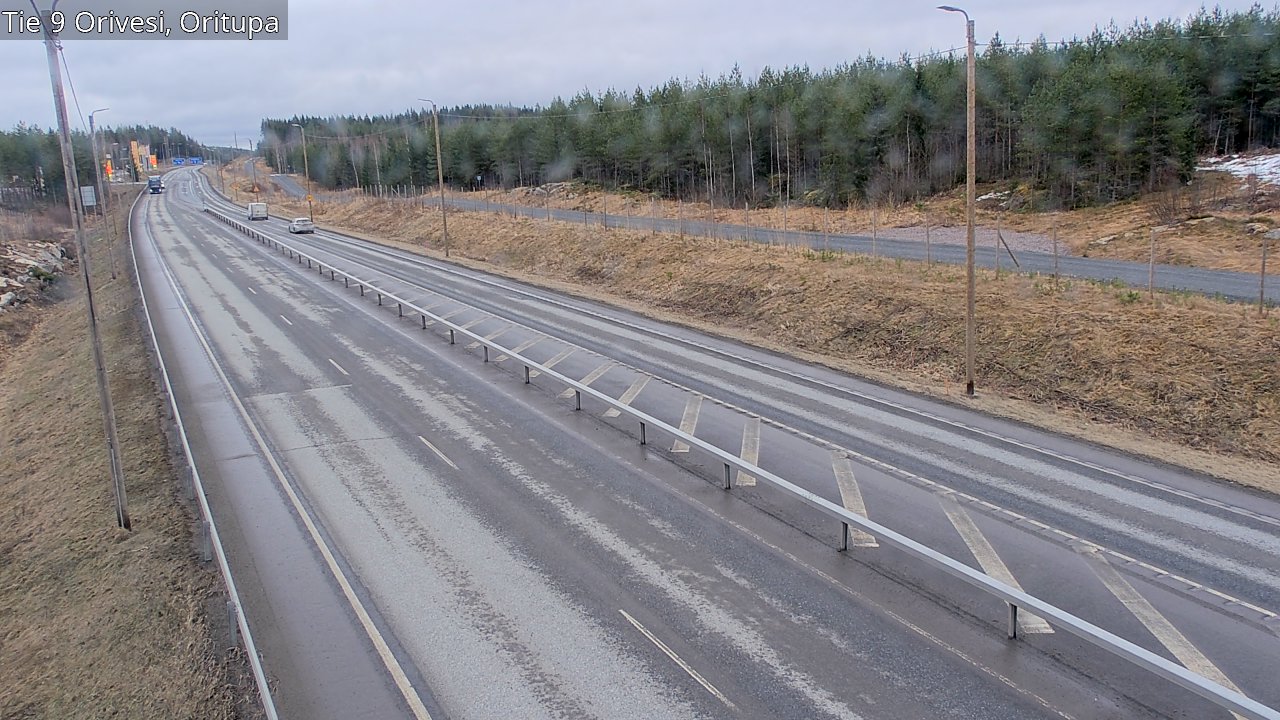 Weather Camera Image Väg 9 Orivesi, Oritupa, Orivesi, Pirkanmaa