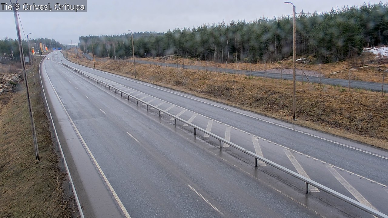 Weather Camera Image Väg 9 Orivesi, Oritupa, Orivesi, Pirkanmaa
