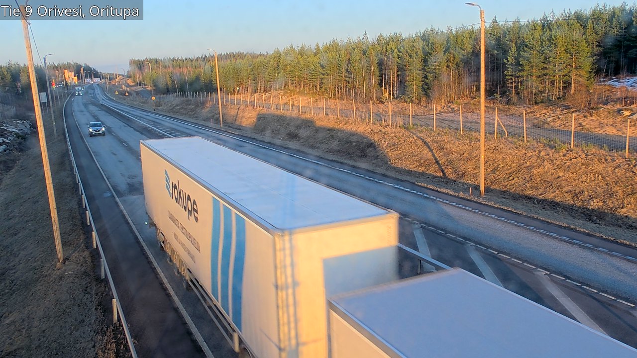 Weather Camera Image Road 9 Orivesi, Oritupa, Orivesi, Pirkanmaa