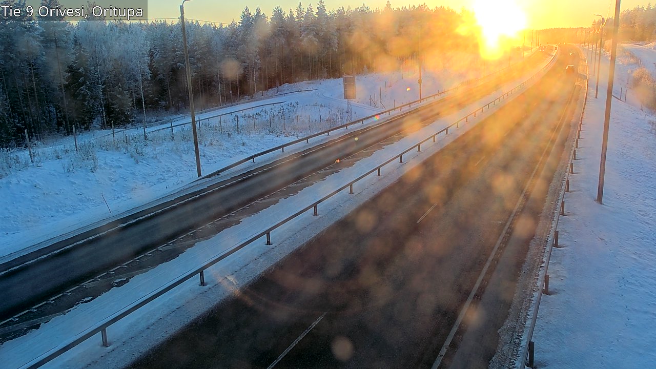 Weather Camera Image Road 9 Orivesi, Oritupa, Orivesi, Pirkanmaa