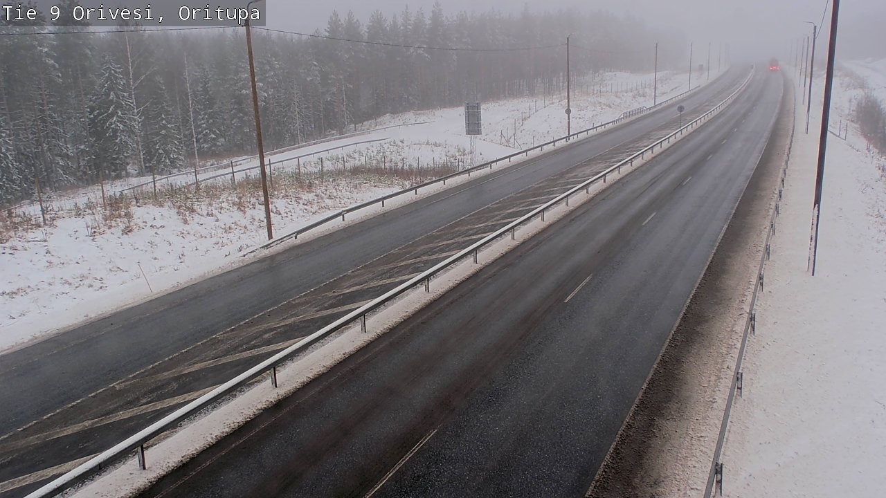 Weather Camera Image Väg 9 Orivesi, Oritupa, Orivesi, Pirkanmaa