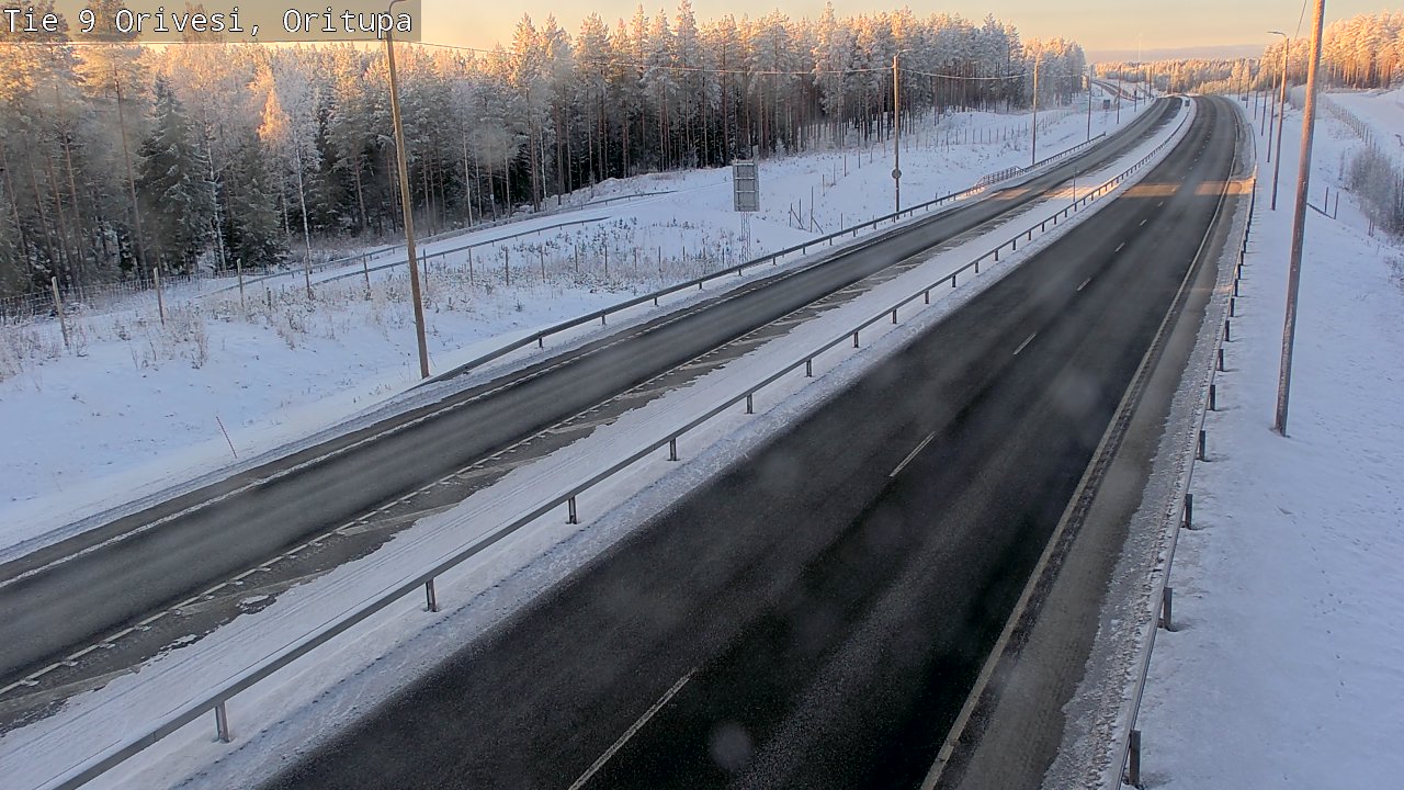 Weather Camera Image Road 9 Orivesi, Oritupa, Orivesi, Pirkanmaa