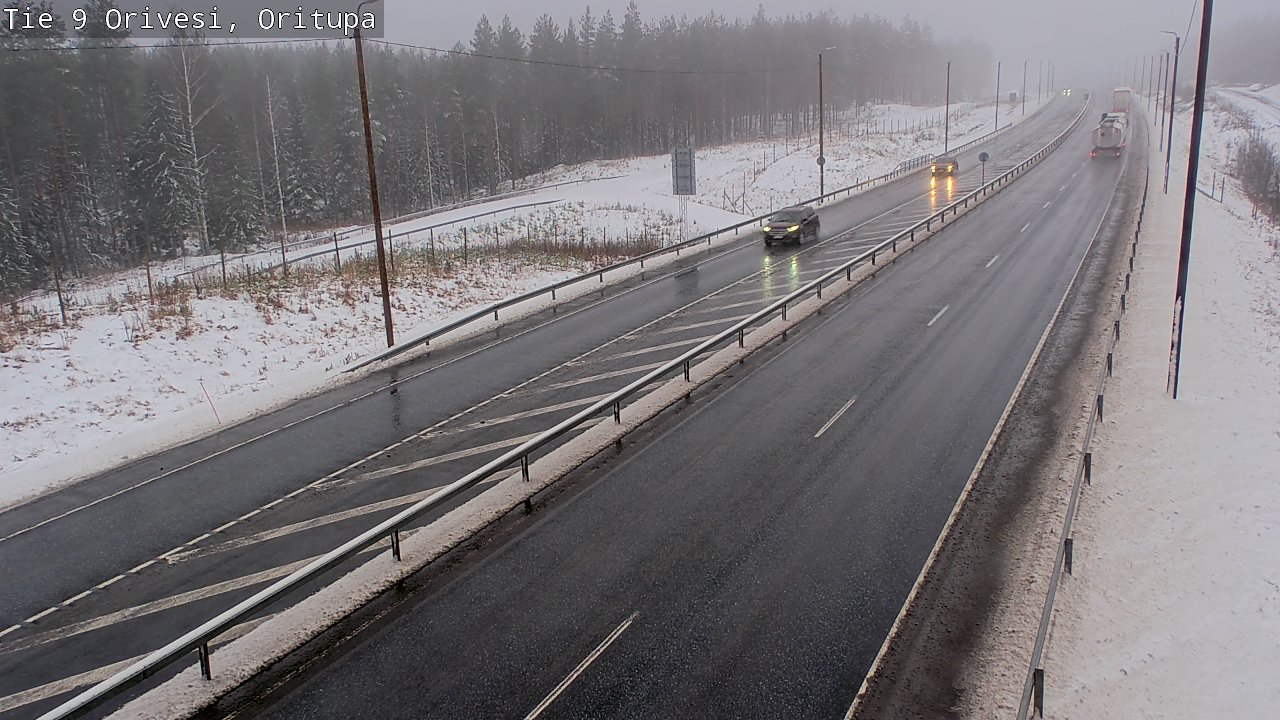 Weather Camera Image Väg 9 Orivesi, Oritupa, Orivesi, Pirkanmaa