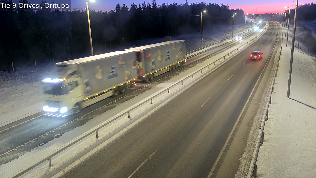 Weather Camera Image Road 9 Orivesi, Oritupa, Orivesi, Pirkanmaa