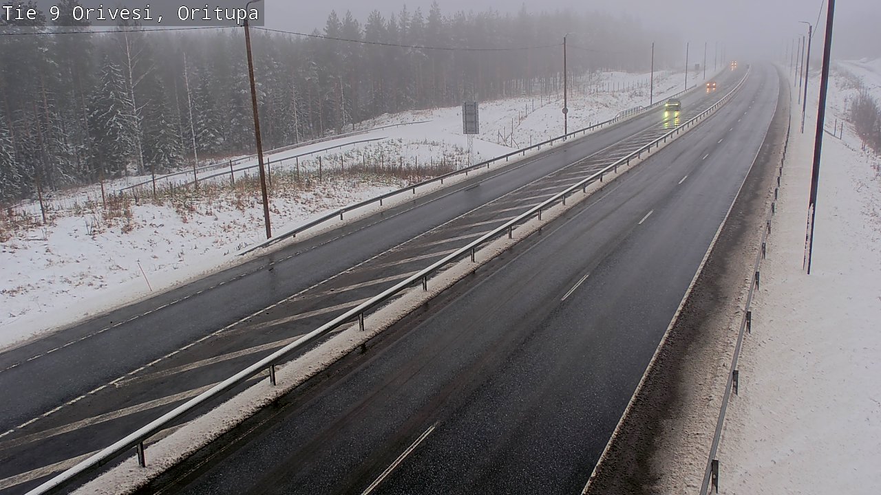 Weather Camera Image Väg 9 Orivesi, Oritupa, Orivesi, Pirkanmaa