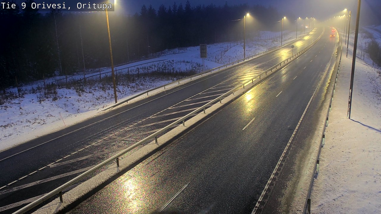 Weather Camera Image Väg 9 Orivesi, Oritupa, Orivesi, Pirkanmaa