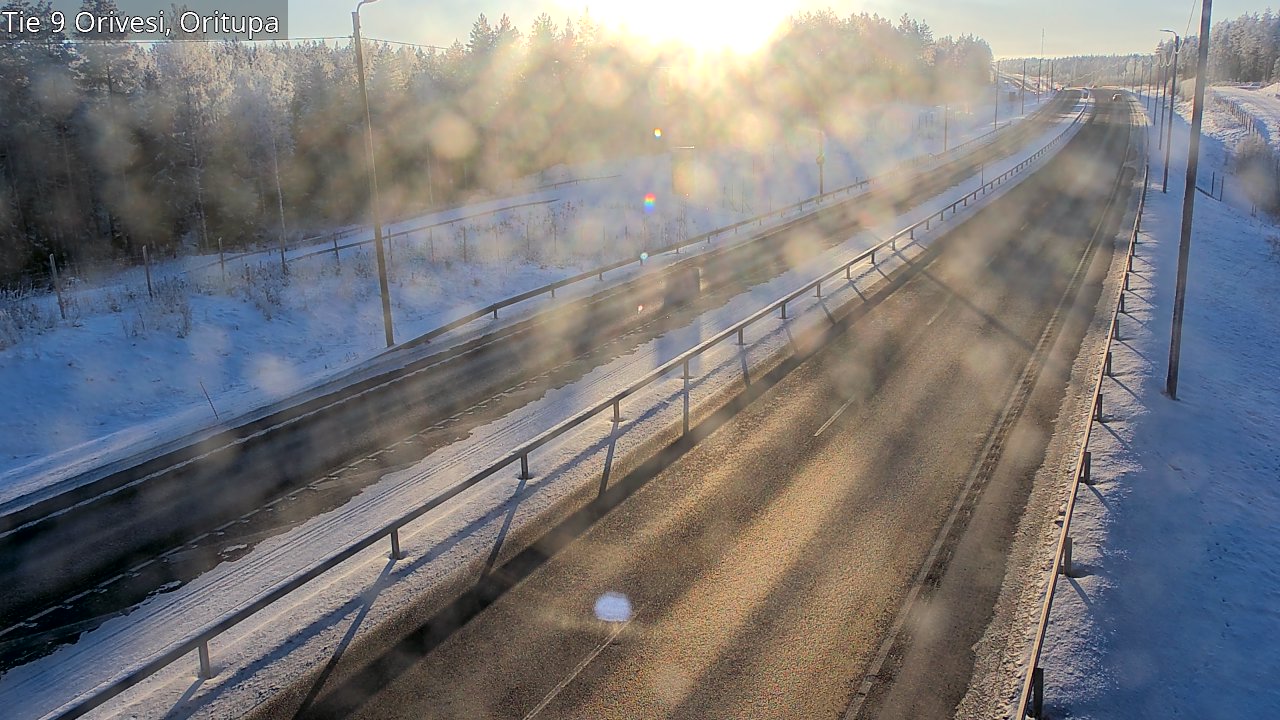 Weather Camera Image Väg 9 Orivesi, Oritupa, Orivesi, Pirkanmaa