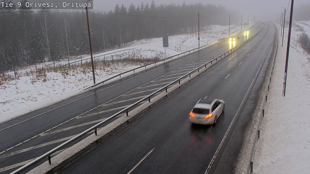 Weather Camera Image Väg 9 Orivesi, Oritupa, Orivesi, Pirkanmaa