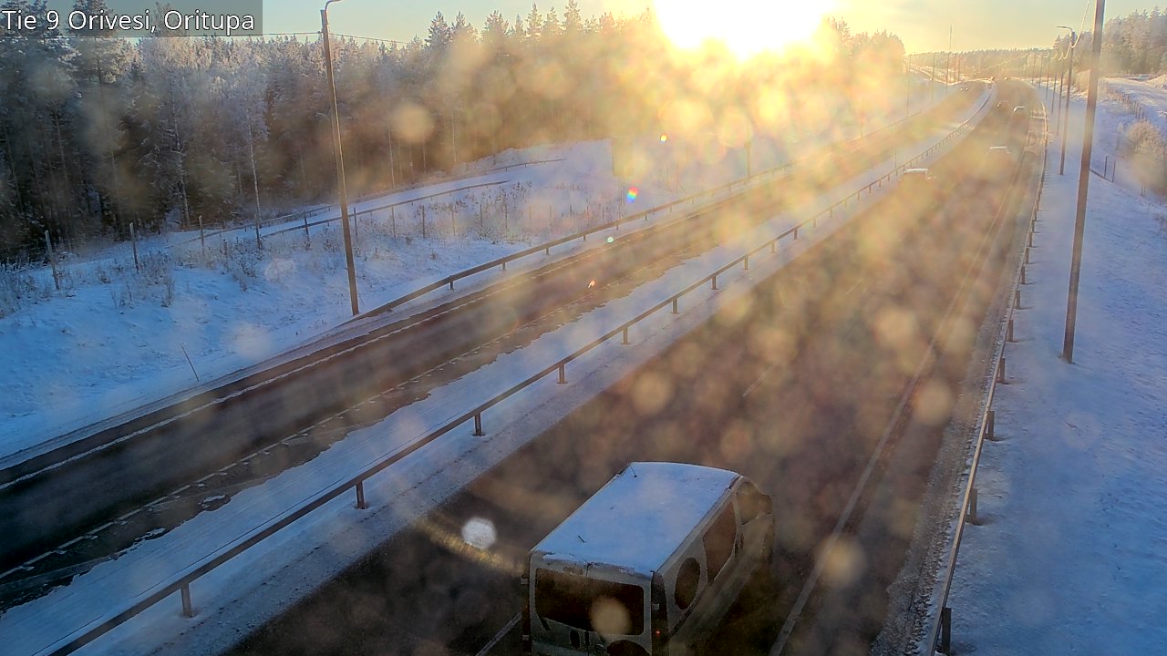 Weather Camera Image Road 9 Orivesi, Oritupa, Orivesi, Pirkanmaa