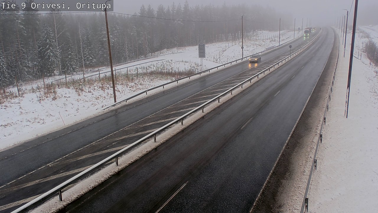 Weather Camera Image Väg 9 Orivesi, Oritupa, Orivesi, Pirkanmaa