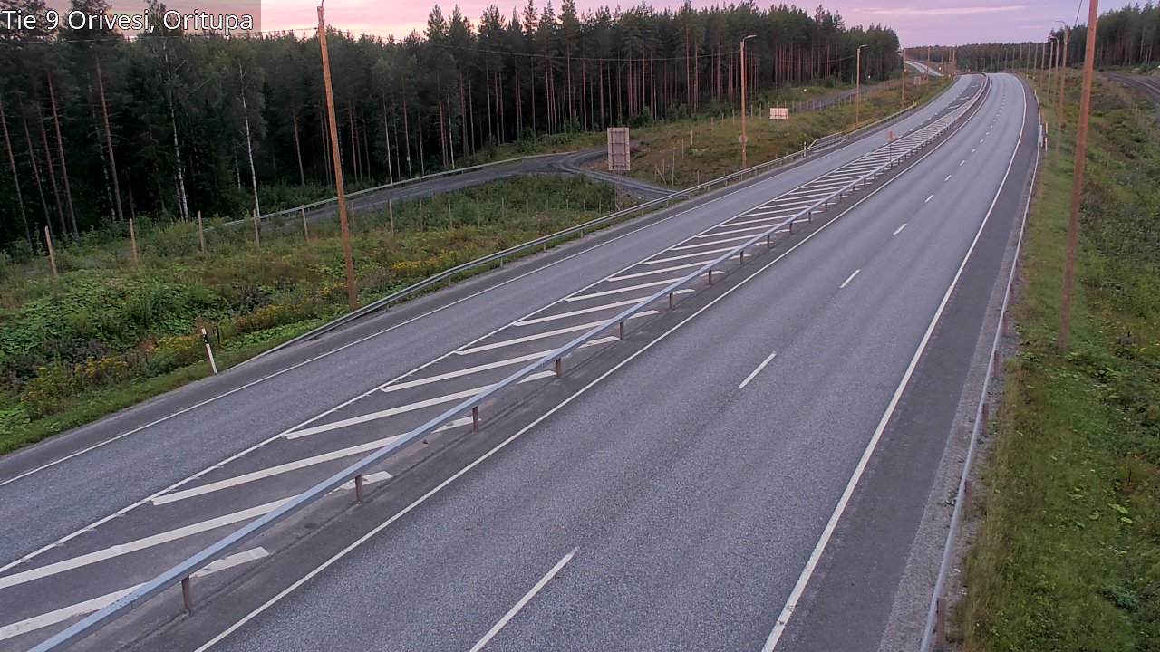 Weather Camera Image Road 9 Orivesi, Oritupa, Orivesi, Pirkanmaa