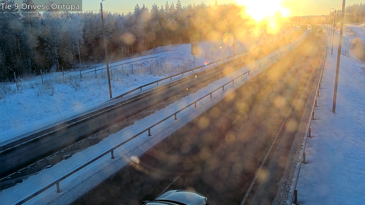 Weather Camera Image Road 9 Orivesi, Oritupa, Orivesi, Pirkanmaa